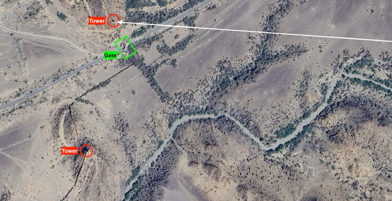 GeoSudoku’s spatial comparison of the road to Khaled bin Walid camp