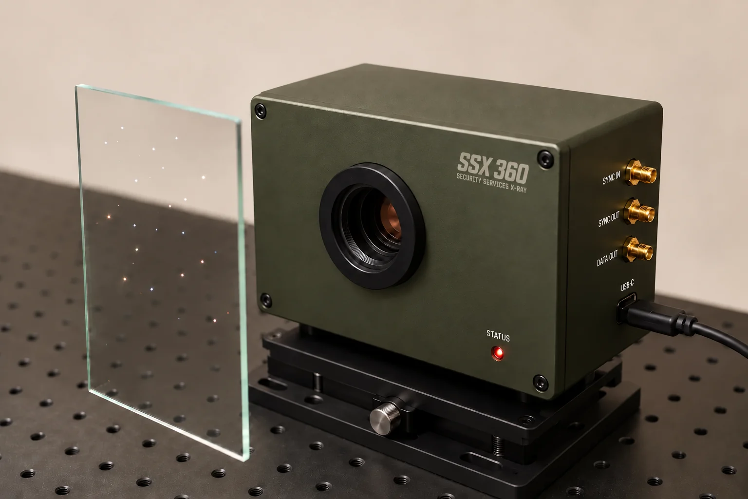 Concept rendering of the God-Knox single-photon timing instrument