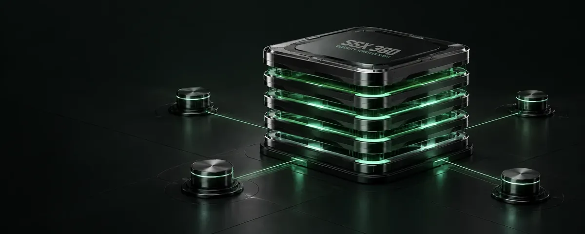 Layered N.3.X.U.S OS core connected to surrounding network nodes