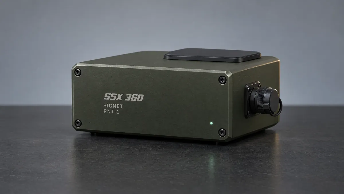 SIGNET PNT-1 unit in an olive metal enclosure