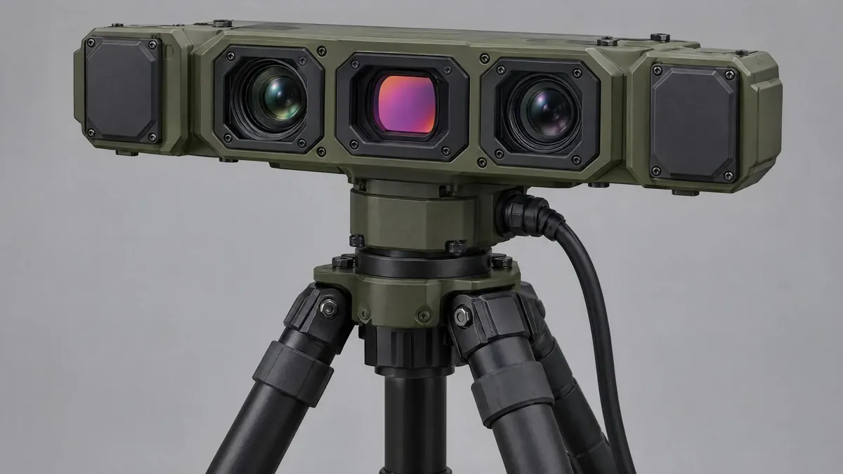 SENTINEL-1 passive drone-detection node on a tripod