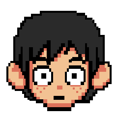 The signer's alert face, drawn for the 240 by 240 display